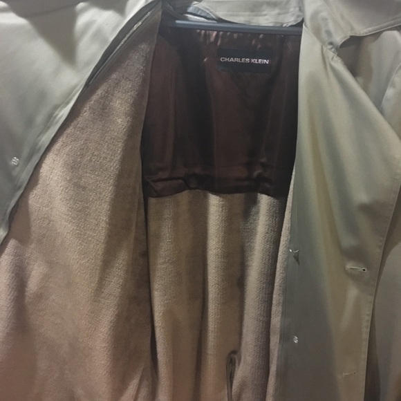 Men’s classic raincoat with removable lining - Picture 3 of 6